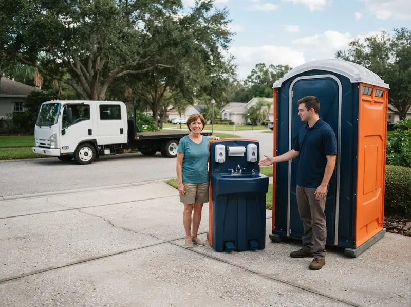 Standalone Two-Station Handwashing Sink in Riverview, FL