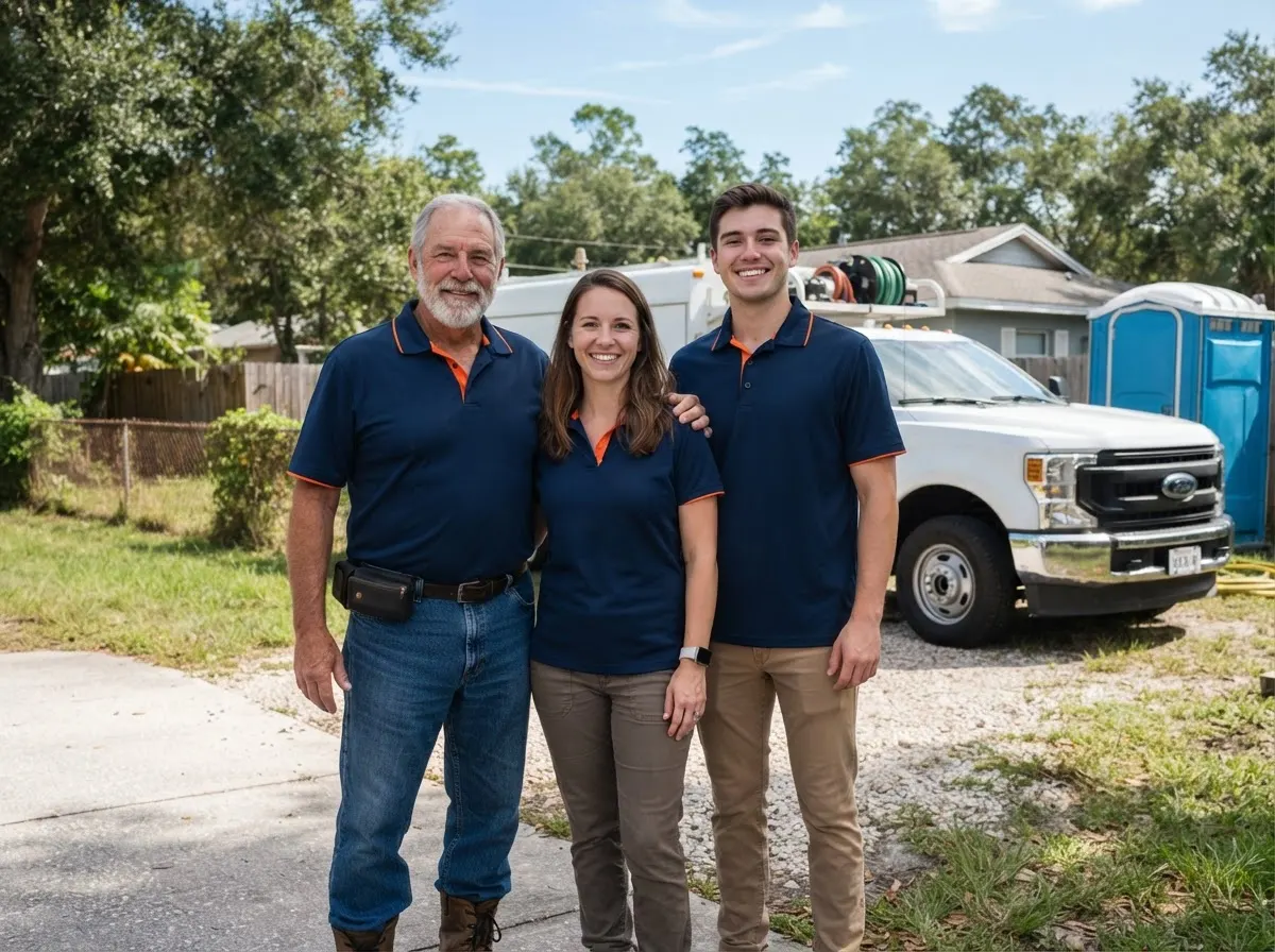 Golden Eagle Portable Toilets portable toilet rentals team in Riverview, FL